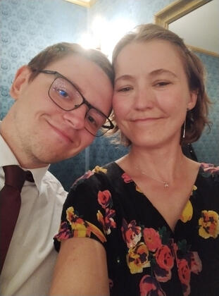 Vyfešákovaní. Ano umíme se i vkusně obléknout. (Kapři mimo záběr jsou možní).